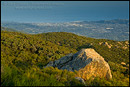 Picture: Overlooking the town of Santa Barbara from atop the Santa Ynez Mountains, California