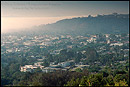 Picture: Coastal fog at sunrise overlooking downtown Santa Barbara, California